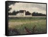 Paysage de l'Ile-de-France-Georges Seurat-Framed Stretched Canvas