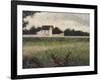 Paysage de l'Ile-de-France-Georges Seurat-Framed Giclee Print