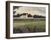 Paysage de l'Ile-de-France-Georges Seurat-Framed Giclee Print