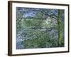 Paysage de la Seine-Claude Monet-Framed Giclee Print