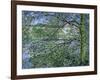 Paysage de la Seine-Claude Monet-Framed Giclee Print