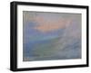 Paysage de montagne au soleil couchant avec effets de nuages-François Garas-Framed Giclee Print