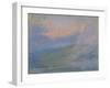 Paysage de montagne au soleil couchant avec effets de nuages-François Garas-Framed Giclee Print