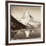 Paysage de montagne, le Mont Cervin-null-Framed Giclee Print