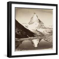 Paysage de montagne, le Mont Cervin-null-Framed Giclee Print