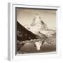Paysage de montagne, le Mont Cervin-null-Framed Giclee Print