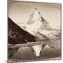 Paysage de montagne, le Mont Cervin-null-Mounted Giclee Print