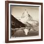 Paysage de montagne, le Mont Cervin-null-Framed Giclee Print