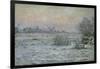 Paysage de neige au crépuscule-Claude Monet-Framed Giclee Print