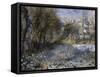 Paysage de neige-Pierre-Auguste Renoir-Framed Stretched Canvas