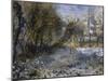 Paysage de neige-Pierre-Auguste Renoir-Mounted Giclee Print