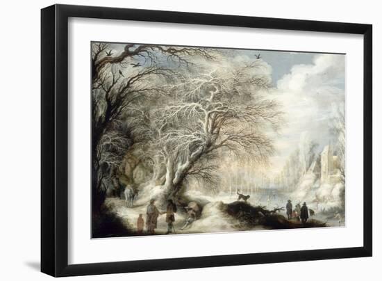 Paysage de neige-Gysbrecht Lytens-Framed Giclee Print