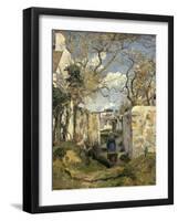 Paysage de Pontoise-Camille Pissarro-Framed Giclee Print