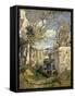 Paysage de Pontoise-Camille Pissarro-Framed Stretched Canvas