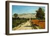 Paysage de provence. Vue de Saint-Saturnin-les-Apt, 1867-Paul Guigou-Framed Giclee Print