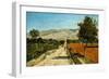 Paysage de provence. Vue de Saint-Saturnin-les-Apt, 1867-Paul Guigou-Framed Giclee Print