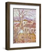 Paysage de Saint-Bernard-Suzanne Valadon-Framed Giclee Print