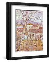 Paysage de Saint-Bernard-Suzanne Valadon-Framed Giclee Print