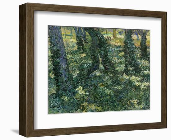 Paysage De Sous-Bois  (Undergrowth) Peinture De Vincent Van Gogh (1853-1890) 1889 Dim 73X92,5 Cm V-Vincent van Gogh-Framed Giclee Print