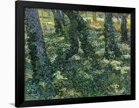 Paysage De Sous-Bois  (Undergrowth) Peinture De Vincent Van Gogh (1853-1890) 1889 Dim 73X92,5 Cm V-Vincent van Gogh-Framed Giclee Print