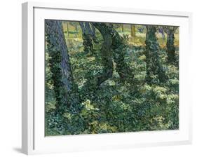 Paysage De Sous-Bois  (Undergrowth) Peinture De Vincent Van Gogh (1853-1890) 1889 Dim 73X92,5 Cm V-Vincent van Gogh-Framed Giclee Print