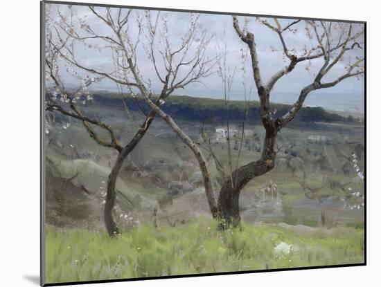 Paysage des Abruzzes-Francesco Paolo Michetti-Mounted Giclee Print