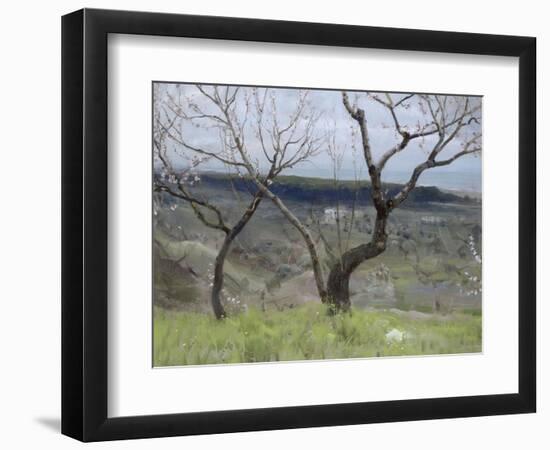 Paysage des Abruzzes-Francesco Paolo Michetti-Framed Giclee Print