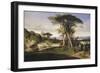 Paysage (Don Quichotte)-Alexandre Gabriel Decamps-Framed Giclee Print