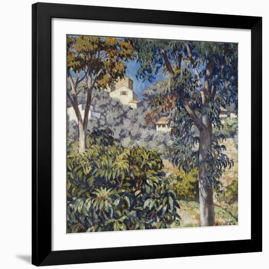 Paysage Du Midi, C.1920-1922-Théo van Rysselberghe-Framed Giclee Print