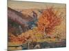 Paysage, le rocher de la Frileuse-Armand Guillaumin-Mounted Giclee Print