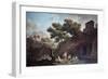 Paysage Marine Blanchisseuses-Claude Joseph Vernet-Framed Giclee Print