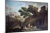 Paysage Marine Blanchisseuses-Claude Joseph Vernet-Mounted Giclee Print