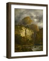 Paysage montagneux-Alexandre Calame-Framed Giclee Print