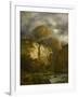 Paysage montagneux-Alexandre Calame-Framed Giclee Print