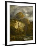 Paysage montagneux-Alexandre Calame-Framed Giclee Print