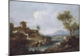 Paysage pastoral-Giuseppe Zaïs-Mounted Giclee Print