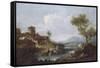 Paysage pastoral-Giuseppe Zaïs-Framed Stretched Canvas