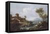 Paysage pastoral-Giuseppe Zaïs-Framed Stretched Canvas