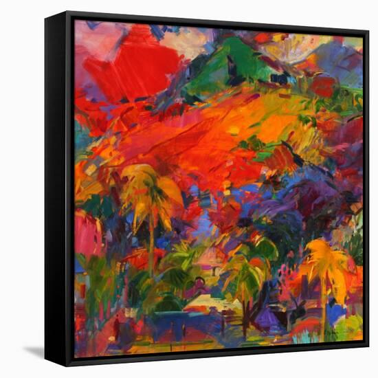 Paysage Polynesien, 2011-Peter Graham-Framed Stretched Canvas