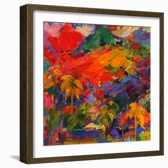 Paysage Polynesien, 2011-Peter Graham-Framed Giclee Print