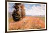 Paysage Pres De Giverny-Claude Monet-Framed Art Print