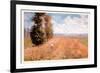 Paysage Pres De Giverny-Claude Monet-Framed Premium Giclee Print