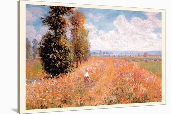 Paysage Pres De Giverny-Claude Monet-Stretched Canvas