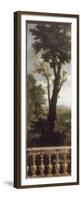 Paysage sans figures, au bas duquel il y a une balustrade de marbre peinte-René Antoine Houasse-Framed Premium Giclee Print