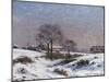 Paysage sous la Neige, Upper Norwood, 1871-Camille Pissarro-Mounted Giclee Print