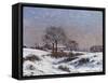 Paysage sous la Neige, Upper Norwood, 1871-Camille Pissarro-Framed Stretched Canvas