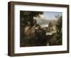 Paysage : Thésée poursuivant les centaures-Achille Etna Michallon-Framed Giclee Print