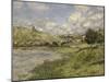 Paysage, Vétheuil-Claude Monet-Mounted Giclee Print