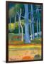 Paysage with Blue Trunks (Paysage aux troncs bleus). 1892-Paul Gauguin-Framed Premium Giclee Print