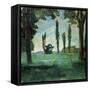 Paysage-Paul C?zanne-Framed Stretched Canvas